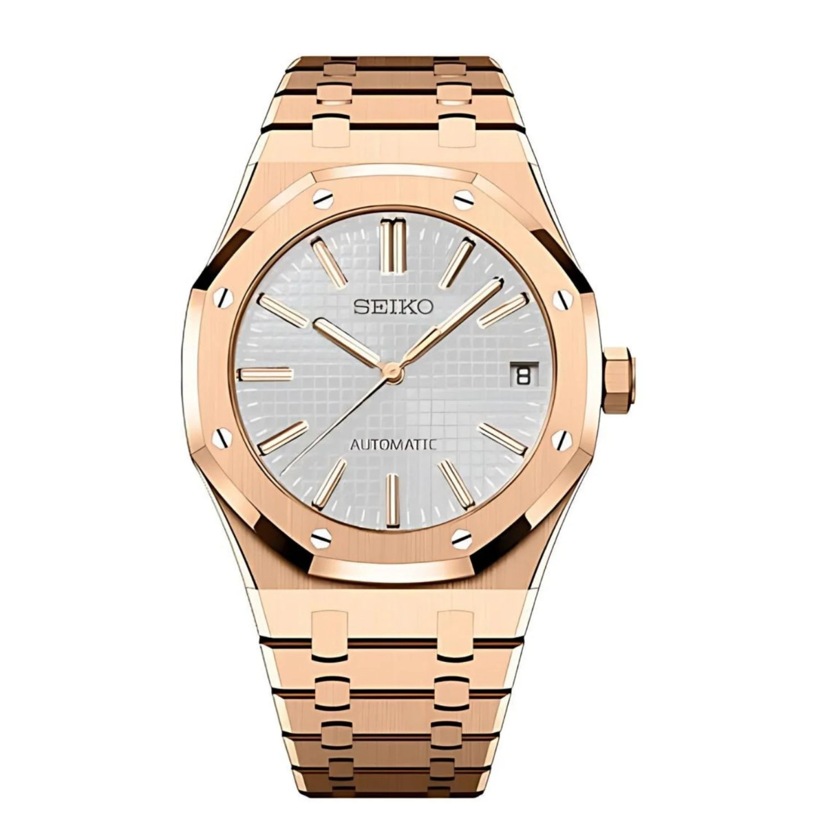 Royal Seikoak Rose Gold White
