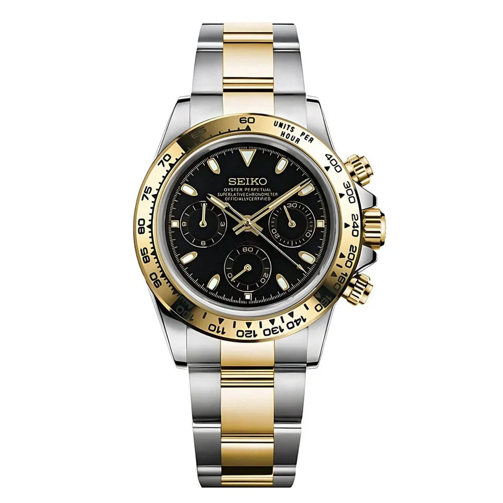 Seitona Silver Gold Black