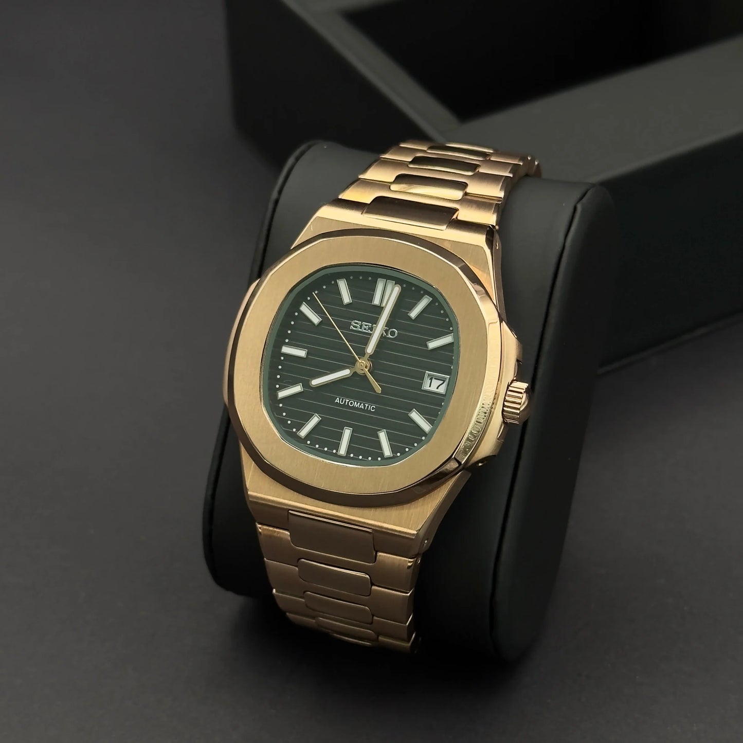 Nautiko Rose Gold Black